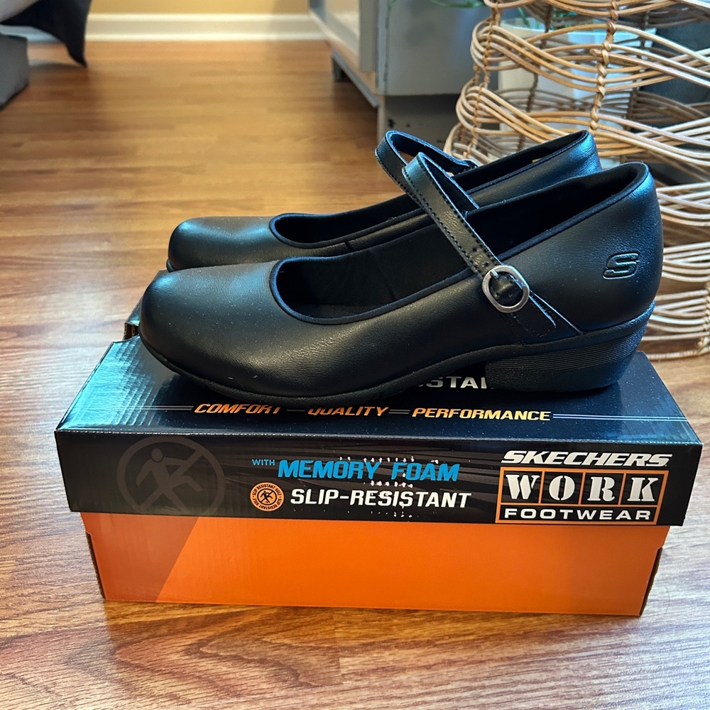 Skechers Women's Black Mary Jane Loafers worn 4 hours total!